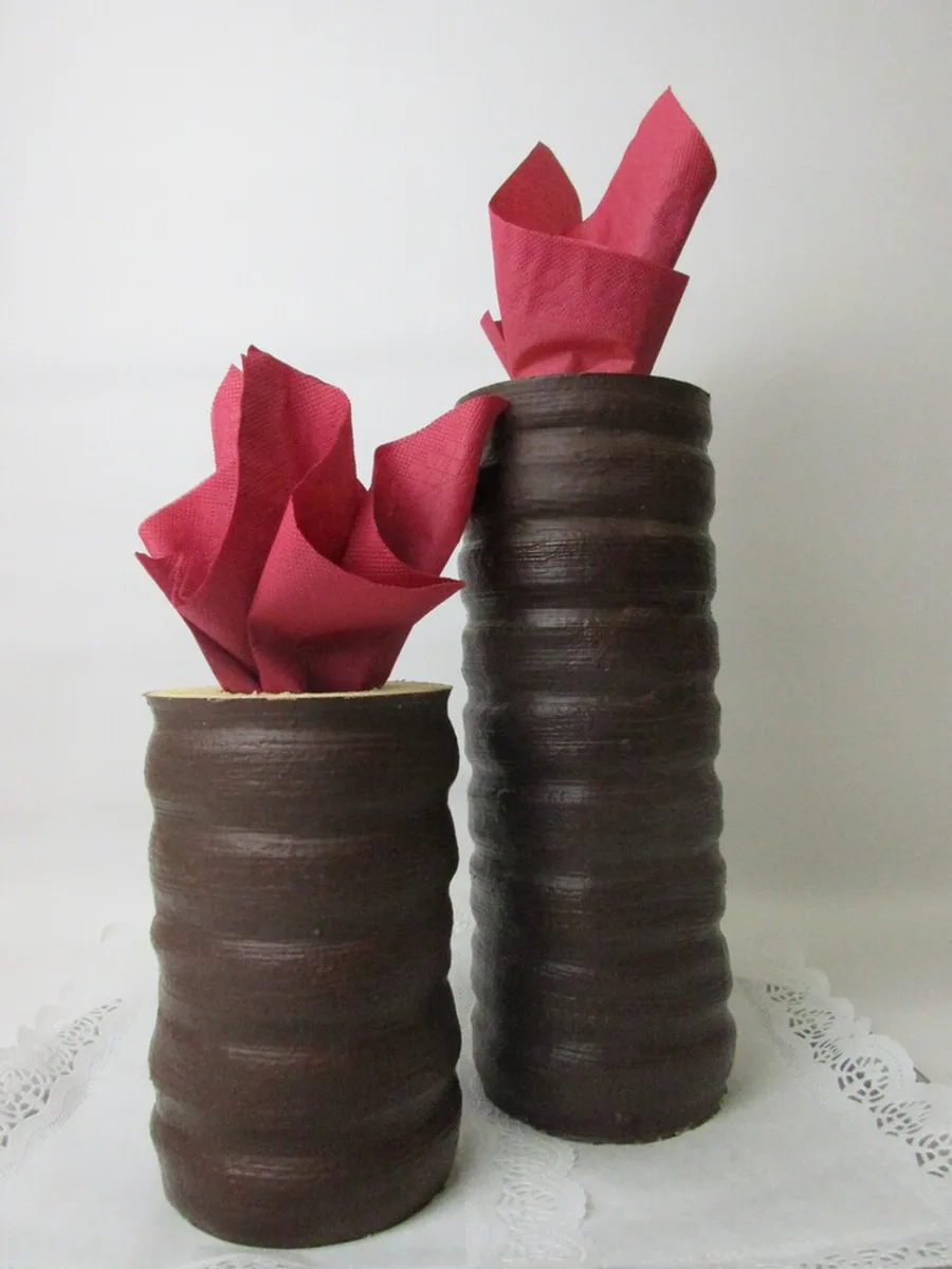 Schoko-Baumkuchen mit Serviette
